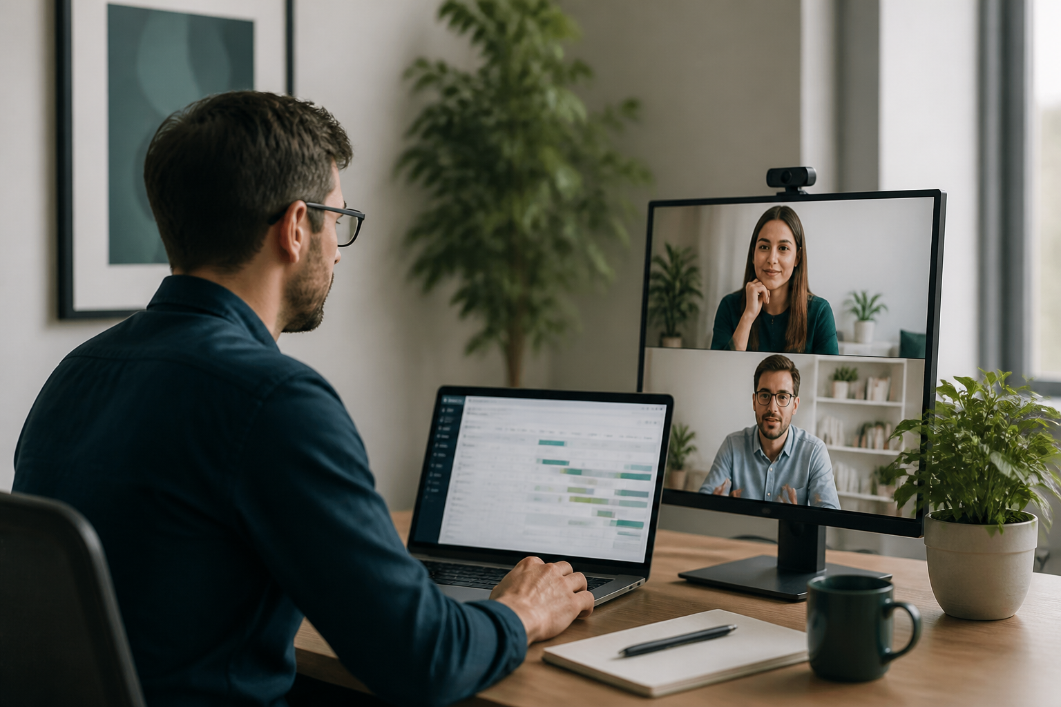 Delivery POD structure with connected specialists, QA, and reporting